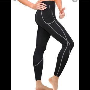 NWOT Fat Burning Sauna Pants with Side Pocket